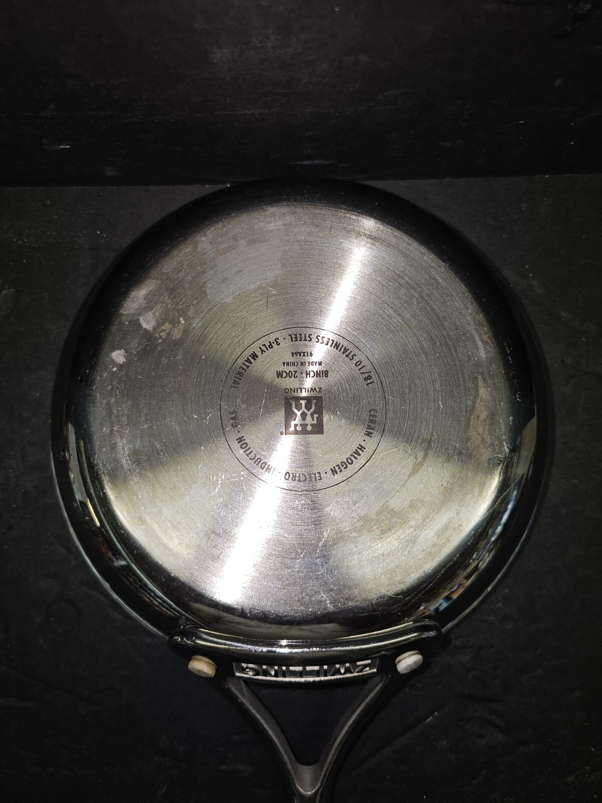 5 Pc JA Henckels Zwilling Cookware Set 3qt Sauce Pan 8 & 10in Fry Pan 6qt Dutch