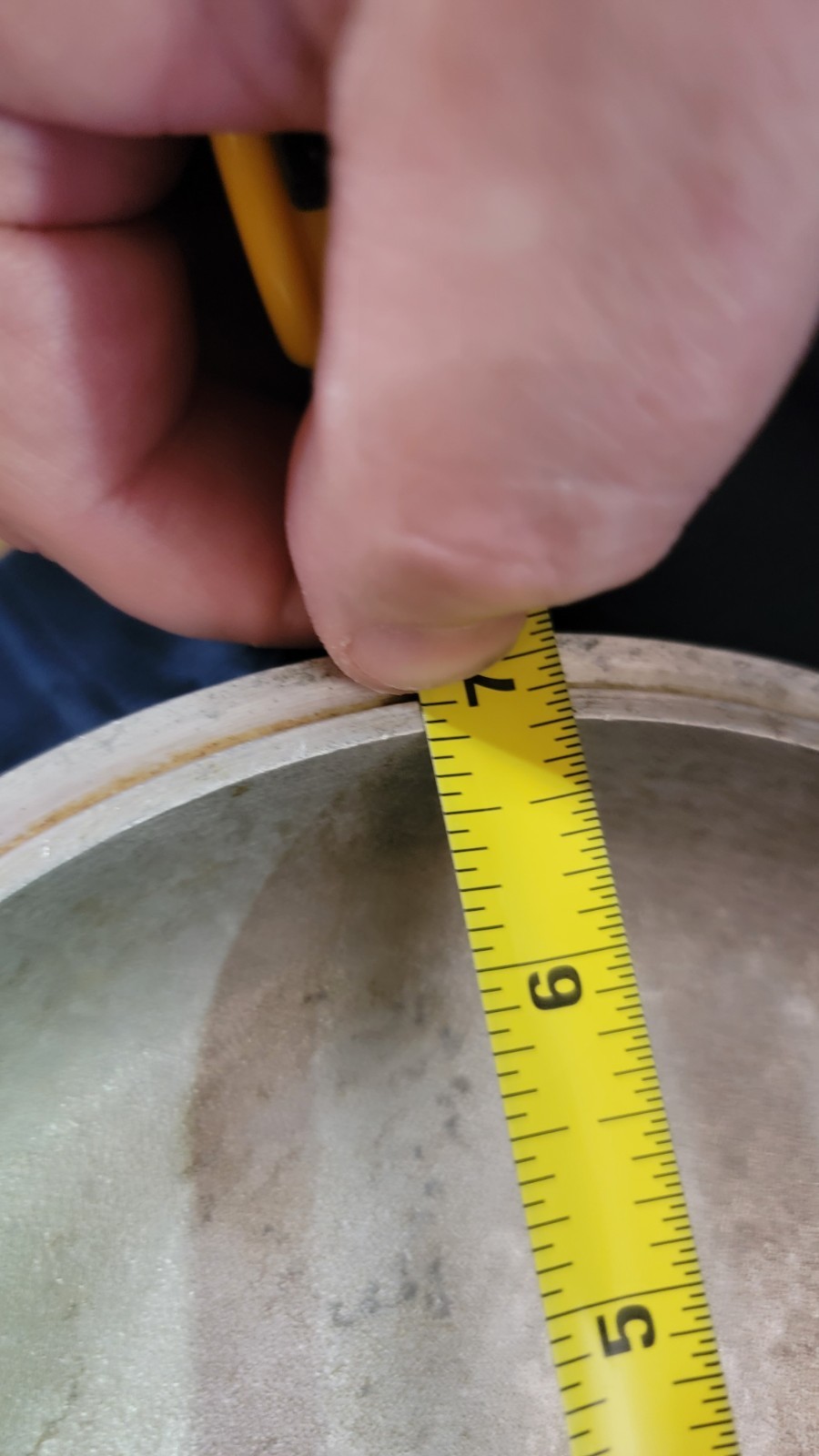 Vintage Hammered Aluminum 7 3/8″ POT LID (Lid only) Guardian Club