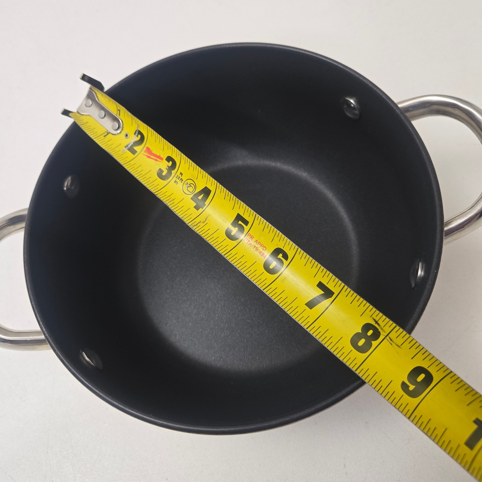 Cook’s Essentials Stainless Steel Non-Stick 2.5 Qt Stockpot Sauce Pan No Lid