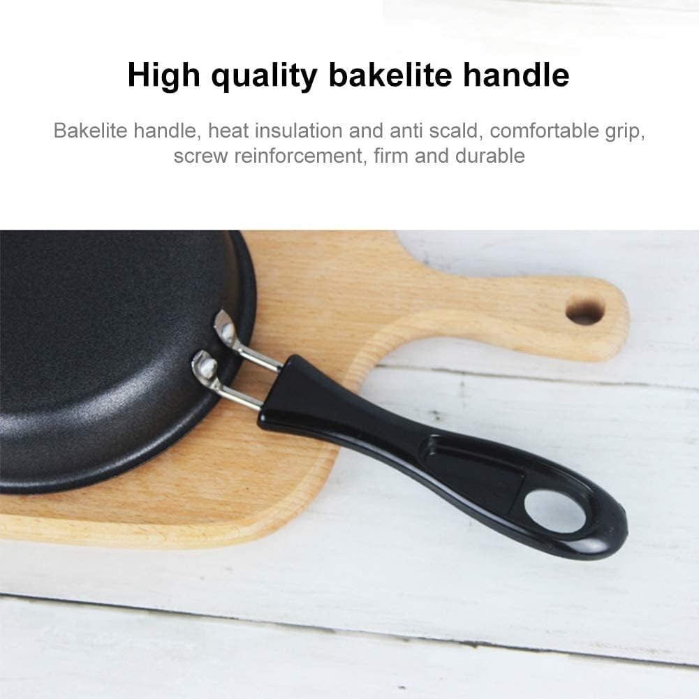 Compact 4.7” Mini Frying Pan with Heat-Resistant Handle – Dishwasher Safe