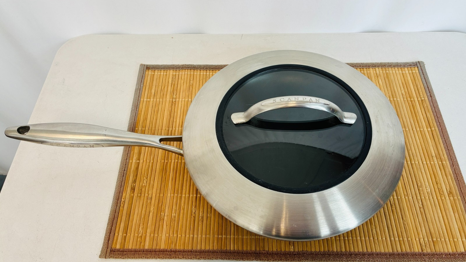 Scanpan CTX Ceramic Titanium I 03 Denmark Induction Pan w/ Lid 10″