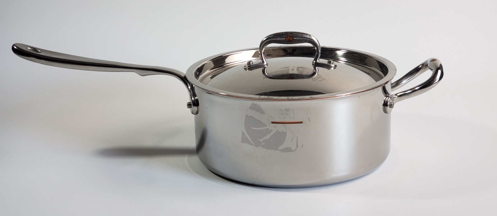 4 Quart Saucepan Stainless Steel & Copper Core RFN by RUFFONI Pot Lid CRA2210YL