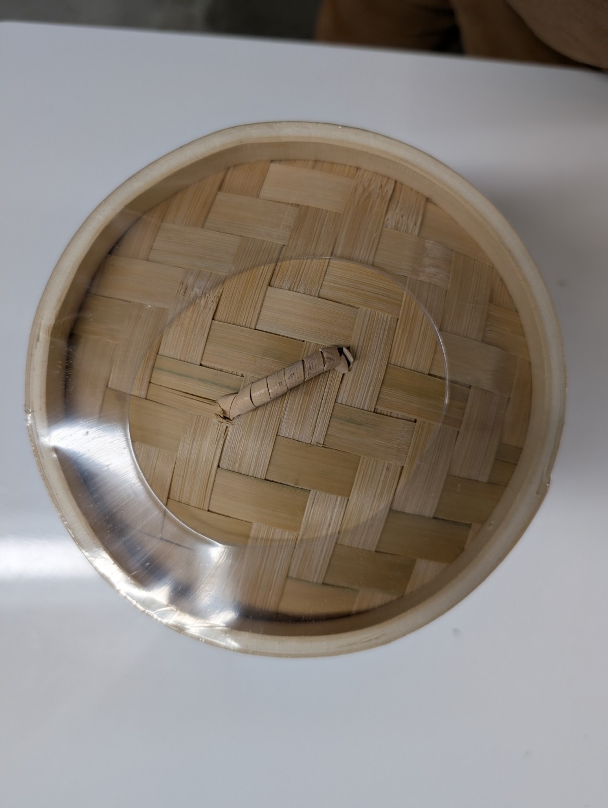 2 Tier Natural Bamboo Asian Steamer Basket 6″ Dumpling Bun Shrimp Crab Steamer
