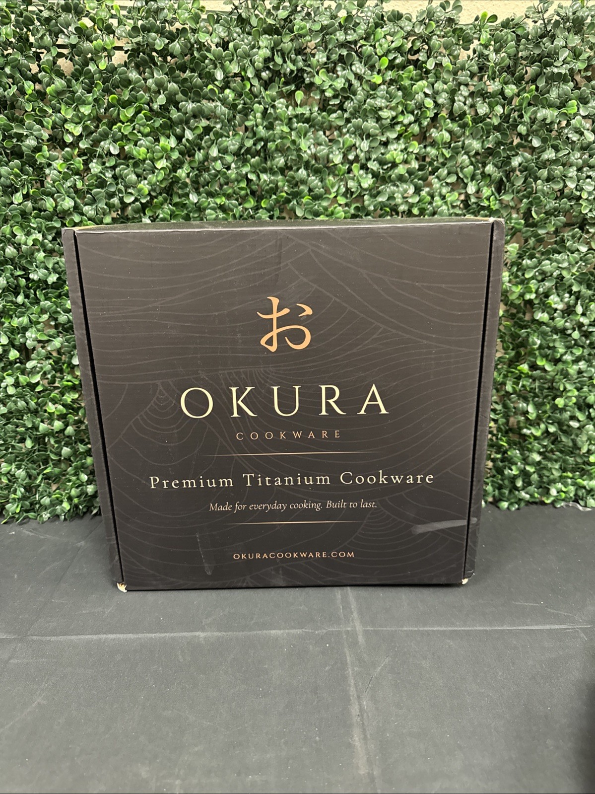 Okura Cookware Hand Hammered Premium Titanium Pan With Two Handles