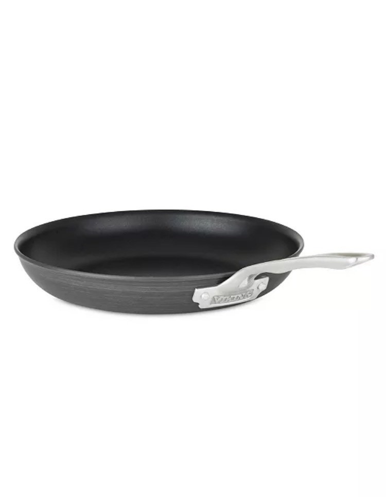 Viking Cookware Hard Anodized Nonstick Ceramic 12 in Fry Pan Black Heavy NEW 12”