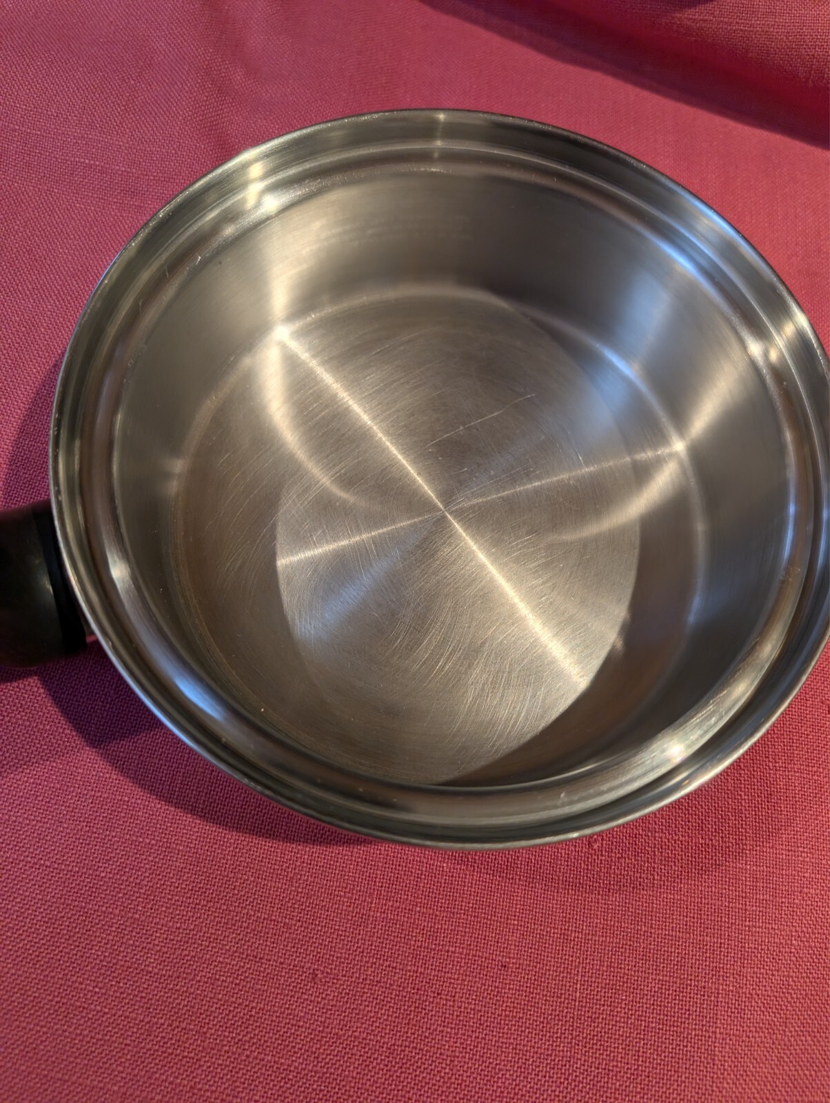 Vintage Lifetime Cookware Stainless Steel 1 QT 7.5″ Frying Pan Skillet