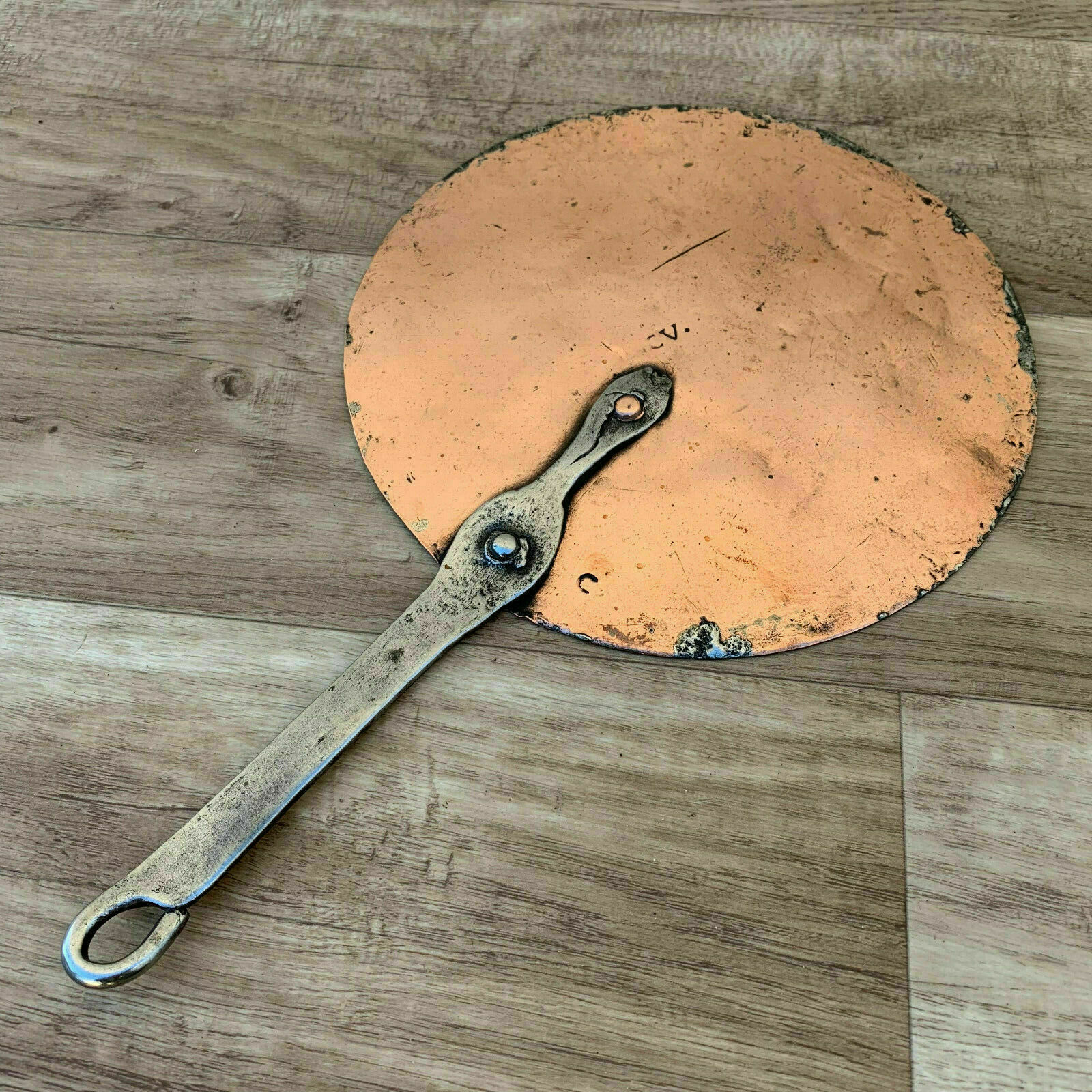 French copper pan lid saucepan cuisine pots cook cast iron 06031924
