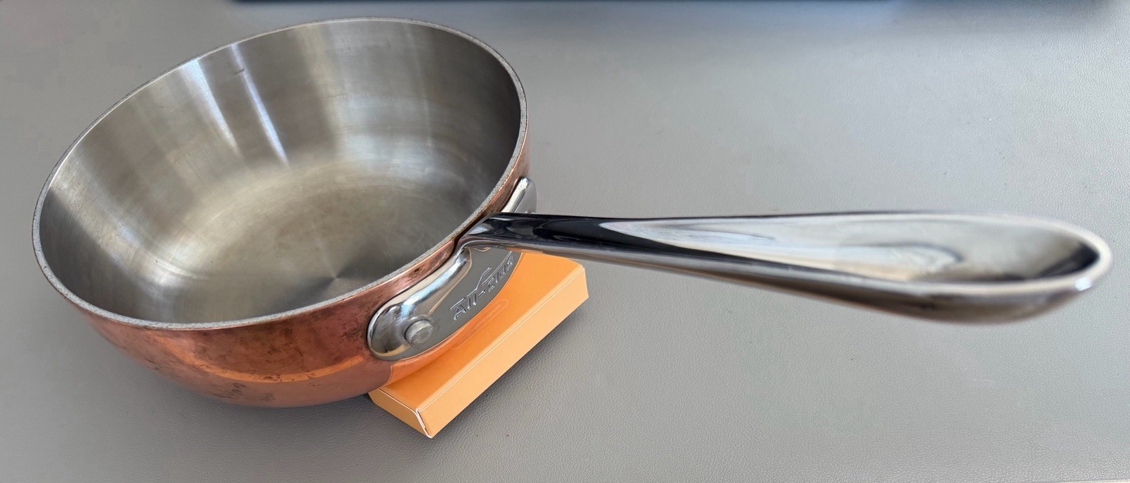 VTG All-Clad Copper Stainless Steel Frying Saute Pan Skillet 6.5″ No Lid