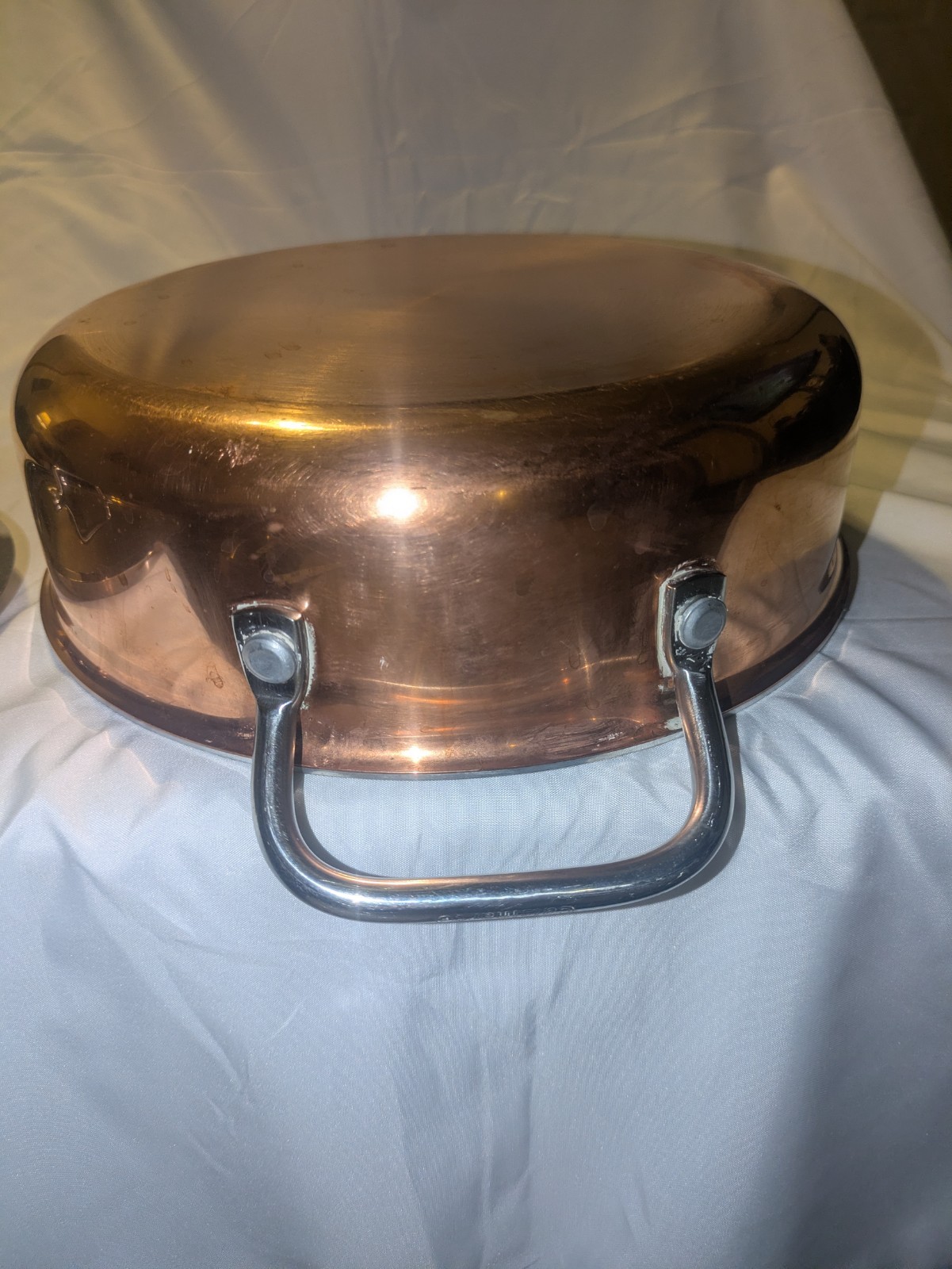 CUISINART COPPER BOTTOM SAUTE SKILLET PAN & LID COVER CTP333-24HT
