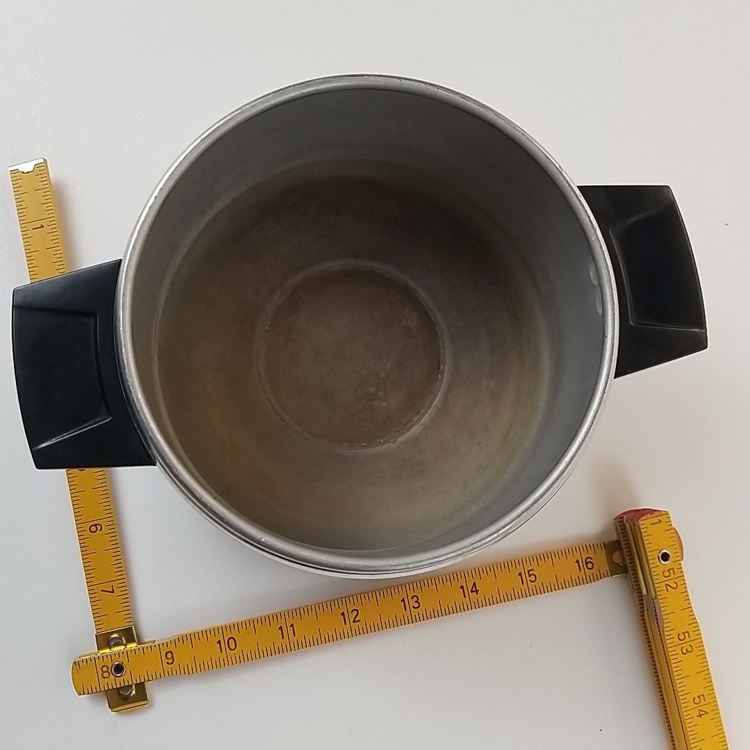 Comet Rice Steamer Pot Aluminum Double Stovetop Cooker Pan Excellent Vintage