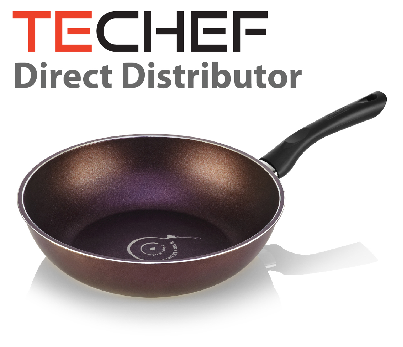 TeChef – Art Pan 12″ Wok / Stir-Fry Pan, Coated 5x with Teflon Select Coating