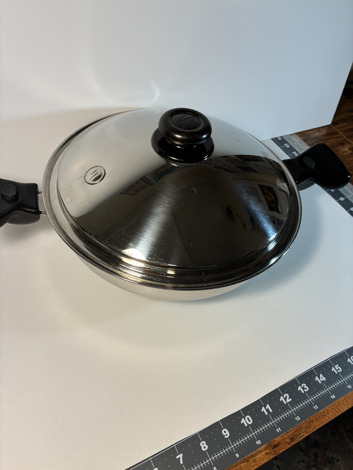 Saladmaster Stainless Steel 7Qt Wok Double Handle With Lid