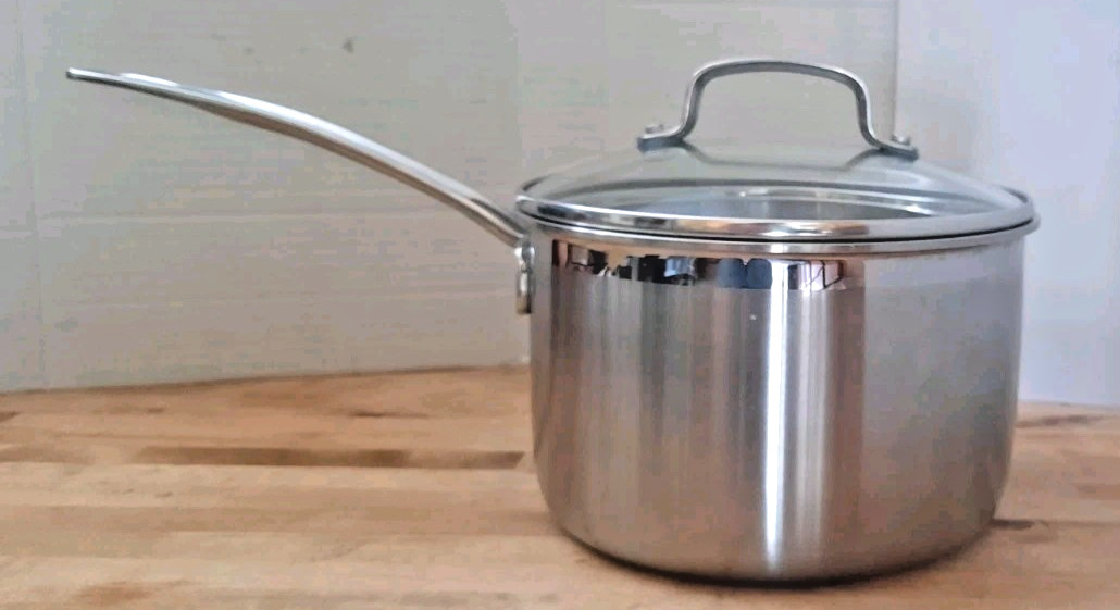 Cuisinart 3Qt Saucepan w/Lid MCP193-18N Multiclad Pro Triple Ply Induction Ready