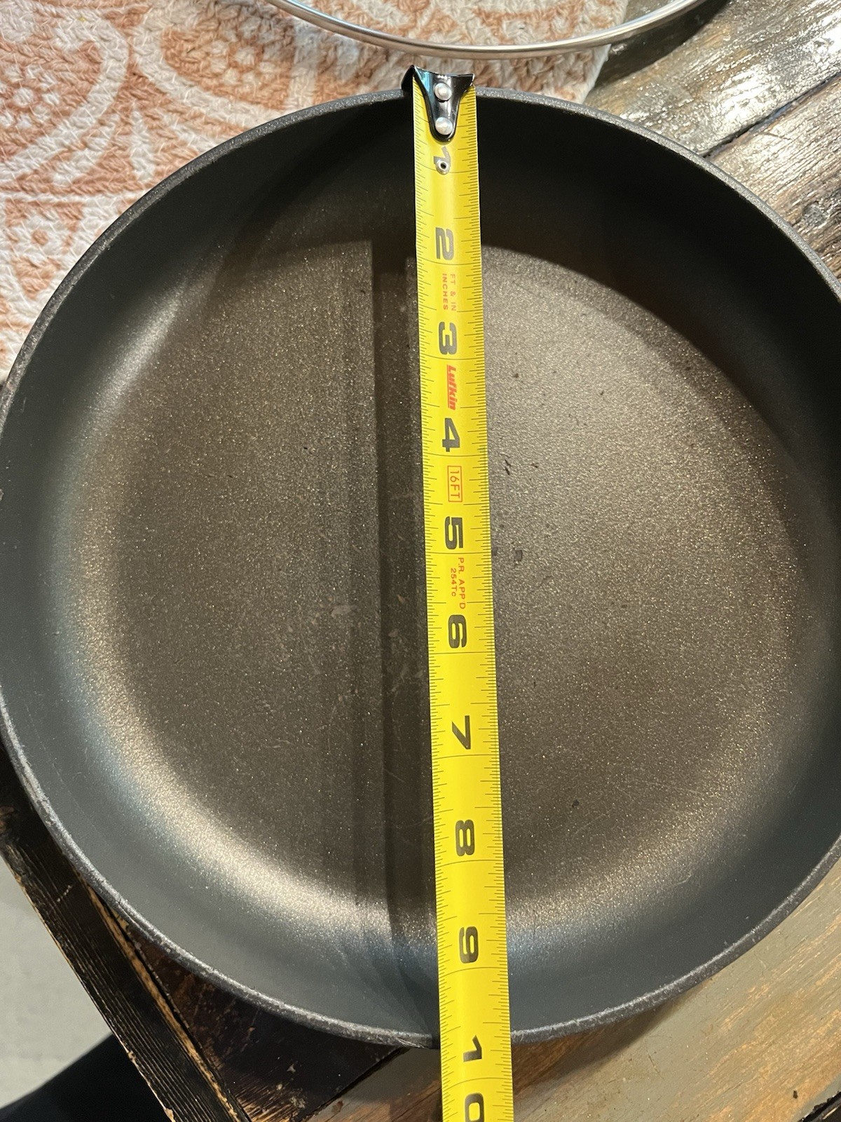 PAMPERED CHEF 9.5” Signature Series Pan w/Lid & Removable Handle. Germany READ!