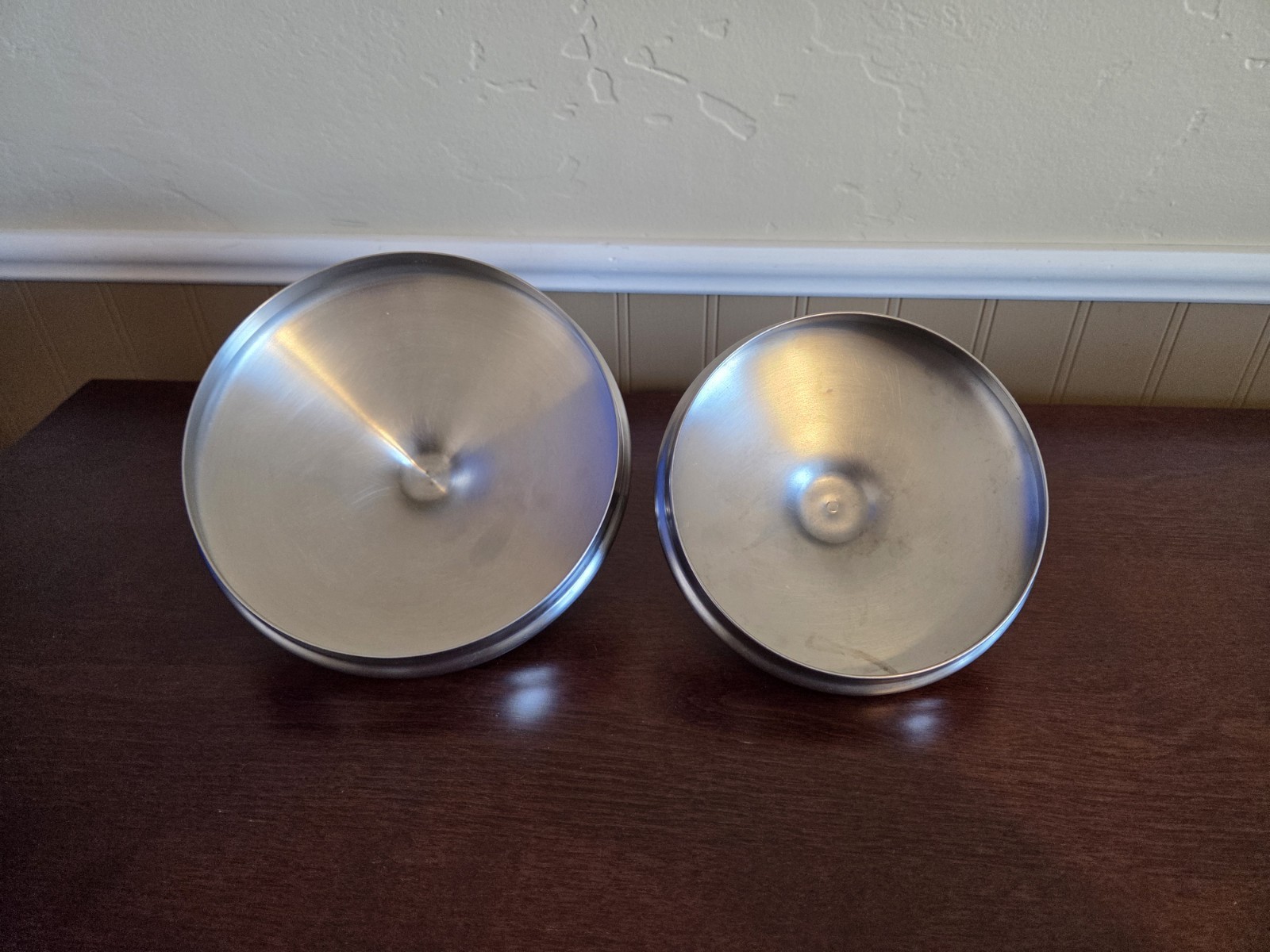 2 FARBERWARE Cookware Replacement Lids Stainless 6.25 & 5.25 ” Inside