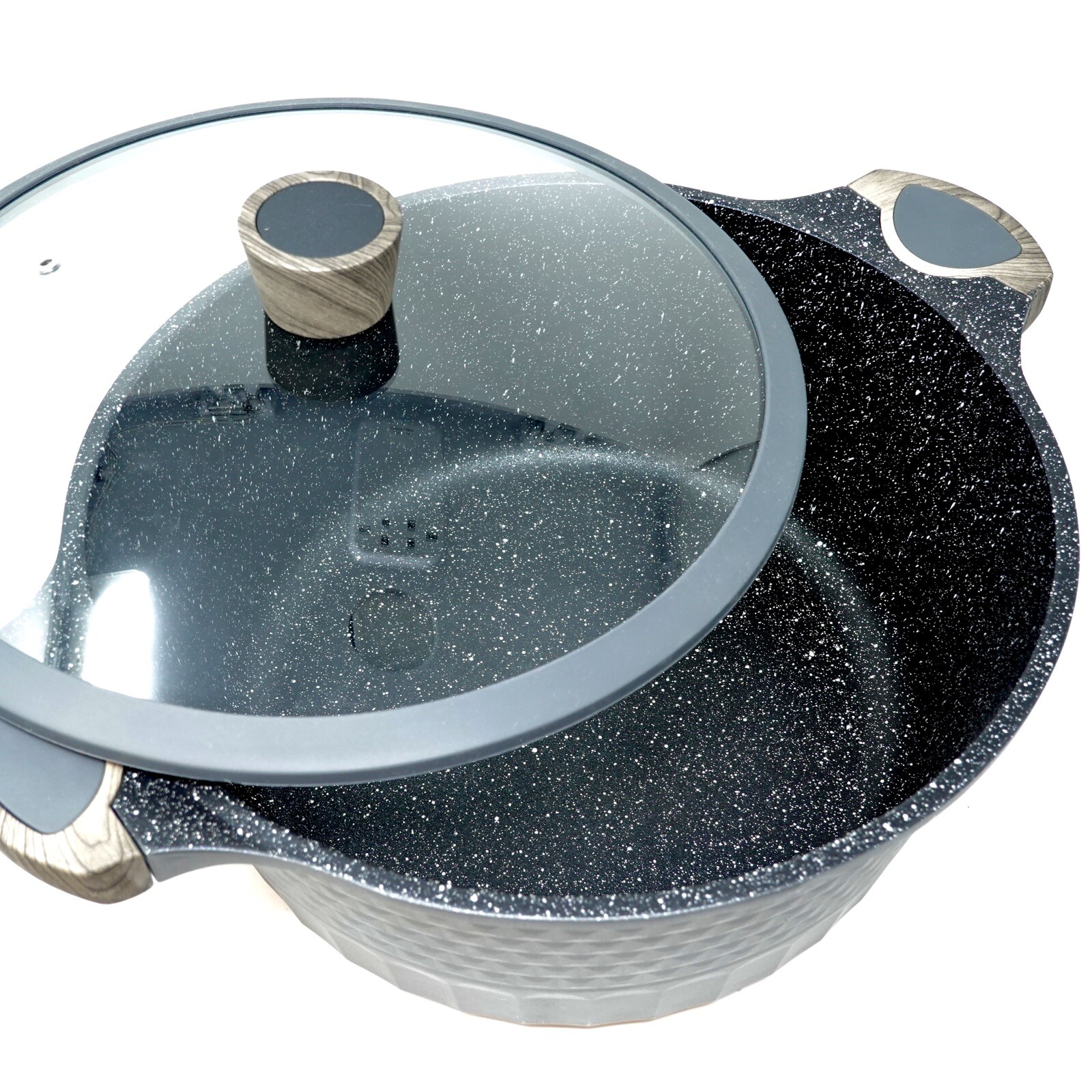 Big Size Pot/Casserole 12.5″ Inch,10 Qt + Lid Party/Restaurant Size D&W Cookware