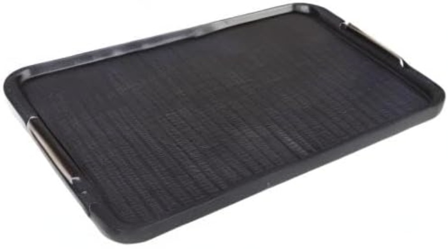 Flat Top Non-Stick Griddle Grill Pan, 14.96″ x 8.66″ – Dishwasher Safe Elegance