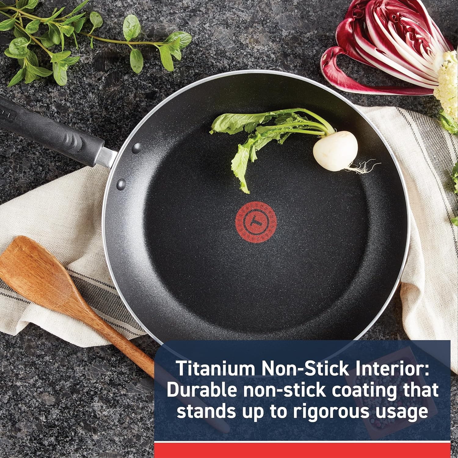 Nonstick Fry Pan 12.5 Inch Induction Oven Broiler Safe 400F Non Stick