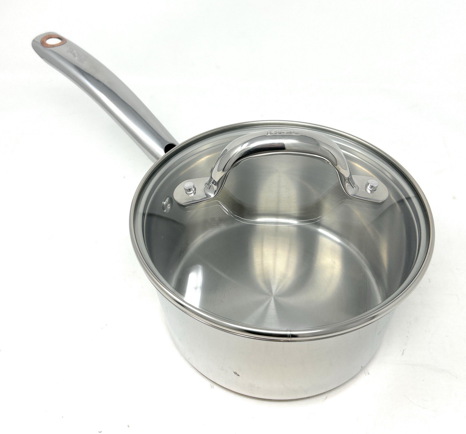 T-Fal Ultimate Stainless Steel Copper Bottom Cookware 12pc Set Induction