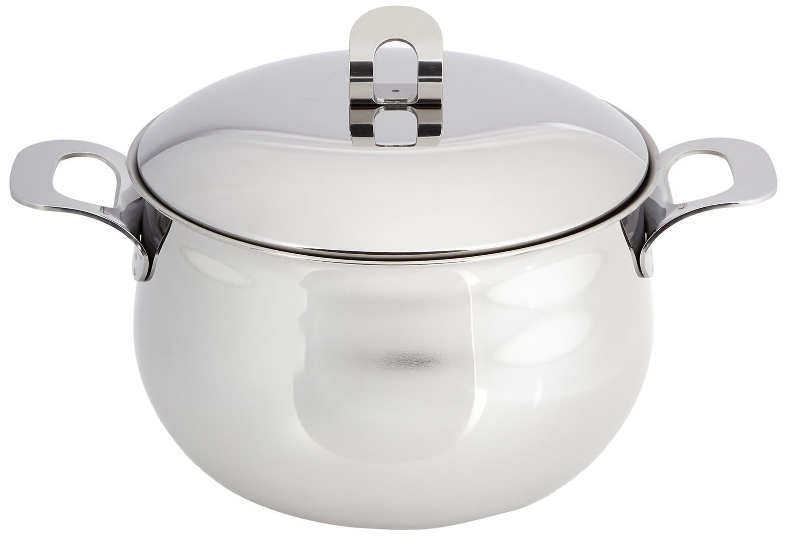 ExcelSteel Made in Italy 7-1/2 QT Stainless Stockpot W/Sandwiched Base