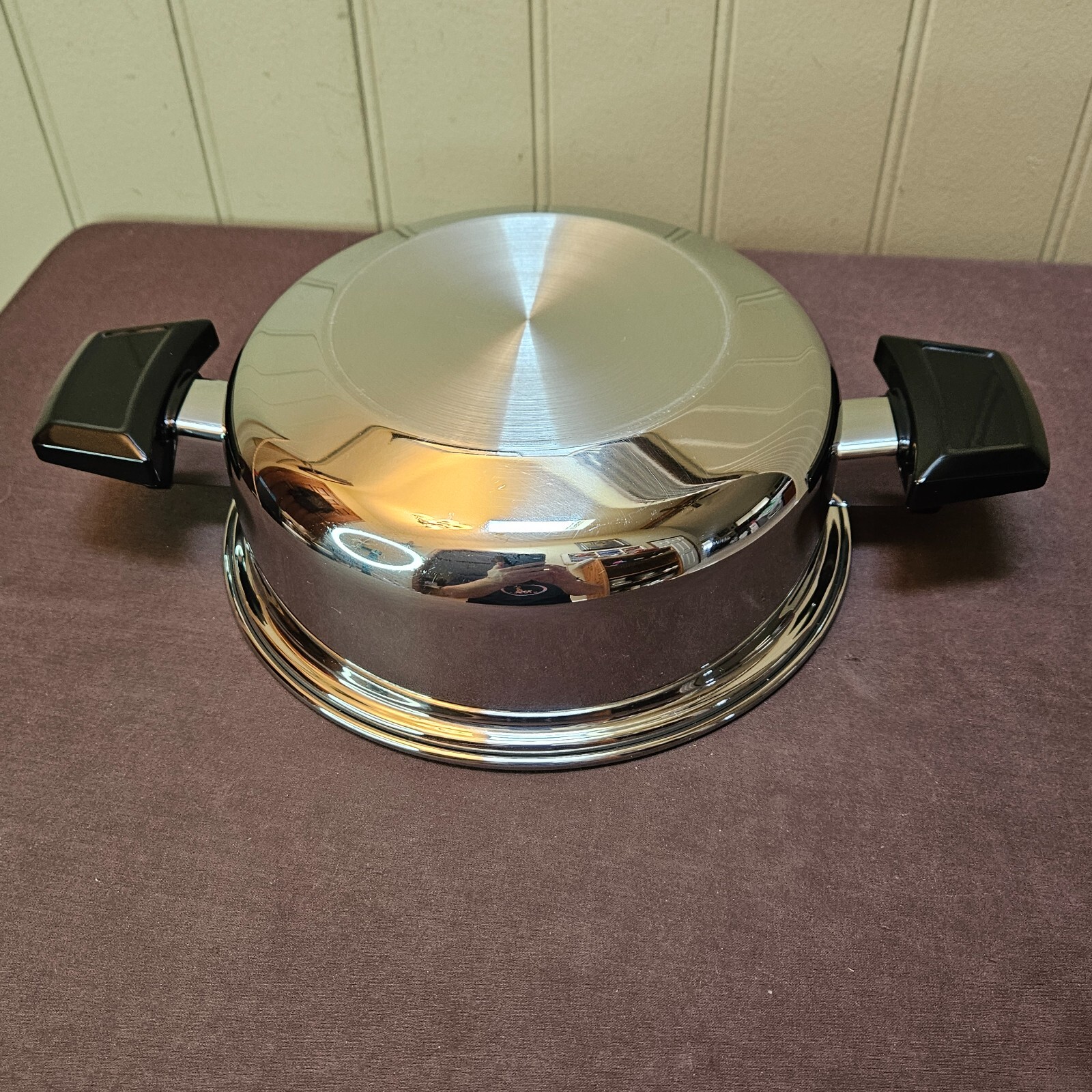 Lustre’ Craft by West Bend 8.5″ Dome Lid 2-Handle LID ONLY Replacement EUC