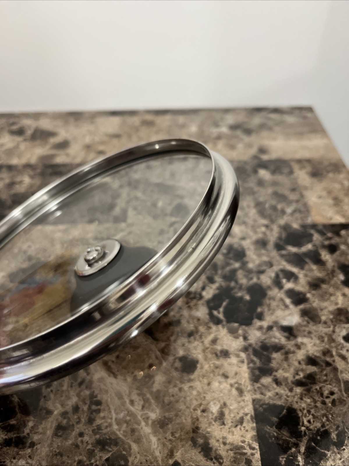 Replacement Glass Lid Paula Deen Copper and Black 6 inch for pan or pot