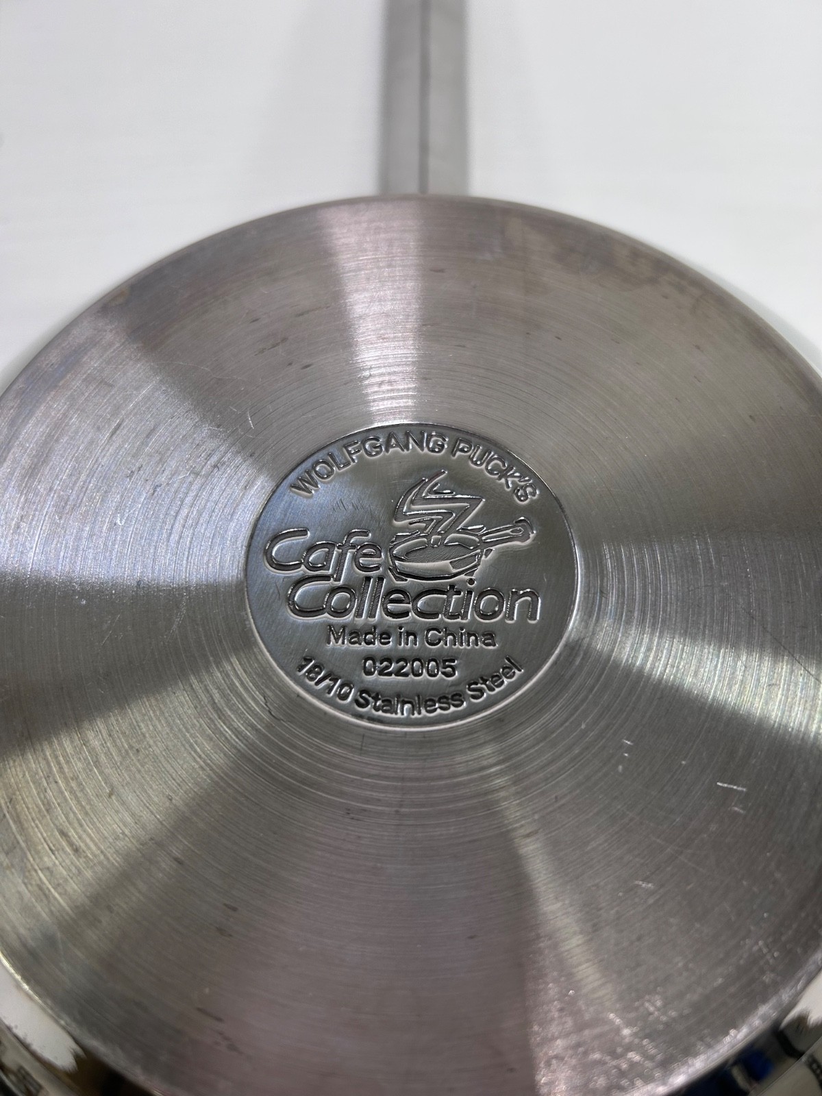 Wolfgang Puck Cafe Collection 18/10 Stainless Steel 10” Stir Fry/Saucier Skillet
