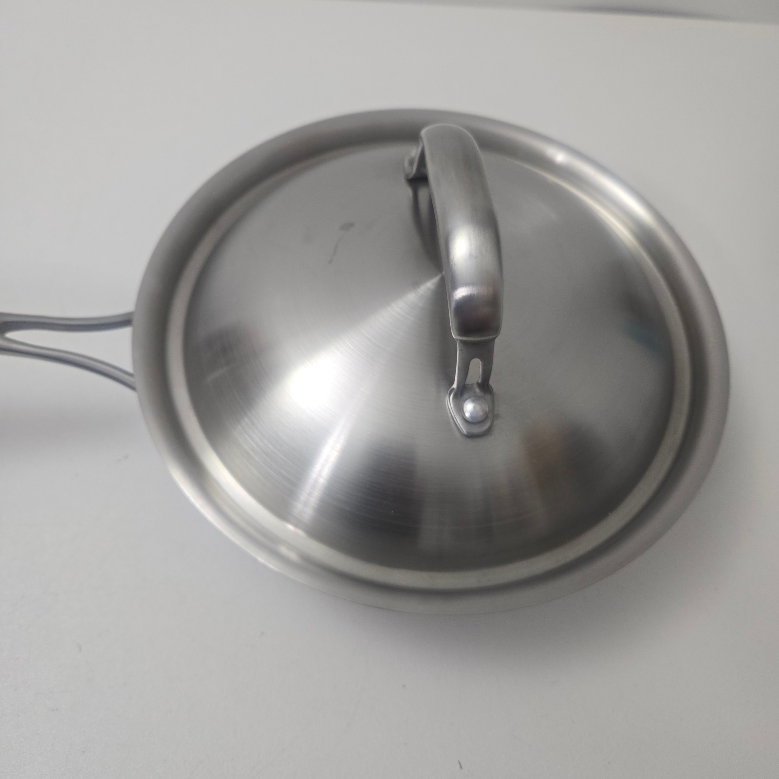 Technique Ti 9in 22cm 18/10 Stainless Steel Frying Pan Skillet Heavy Duty W/Lid