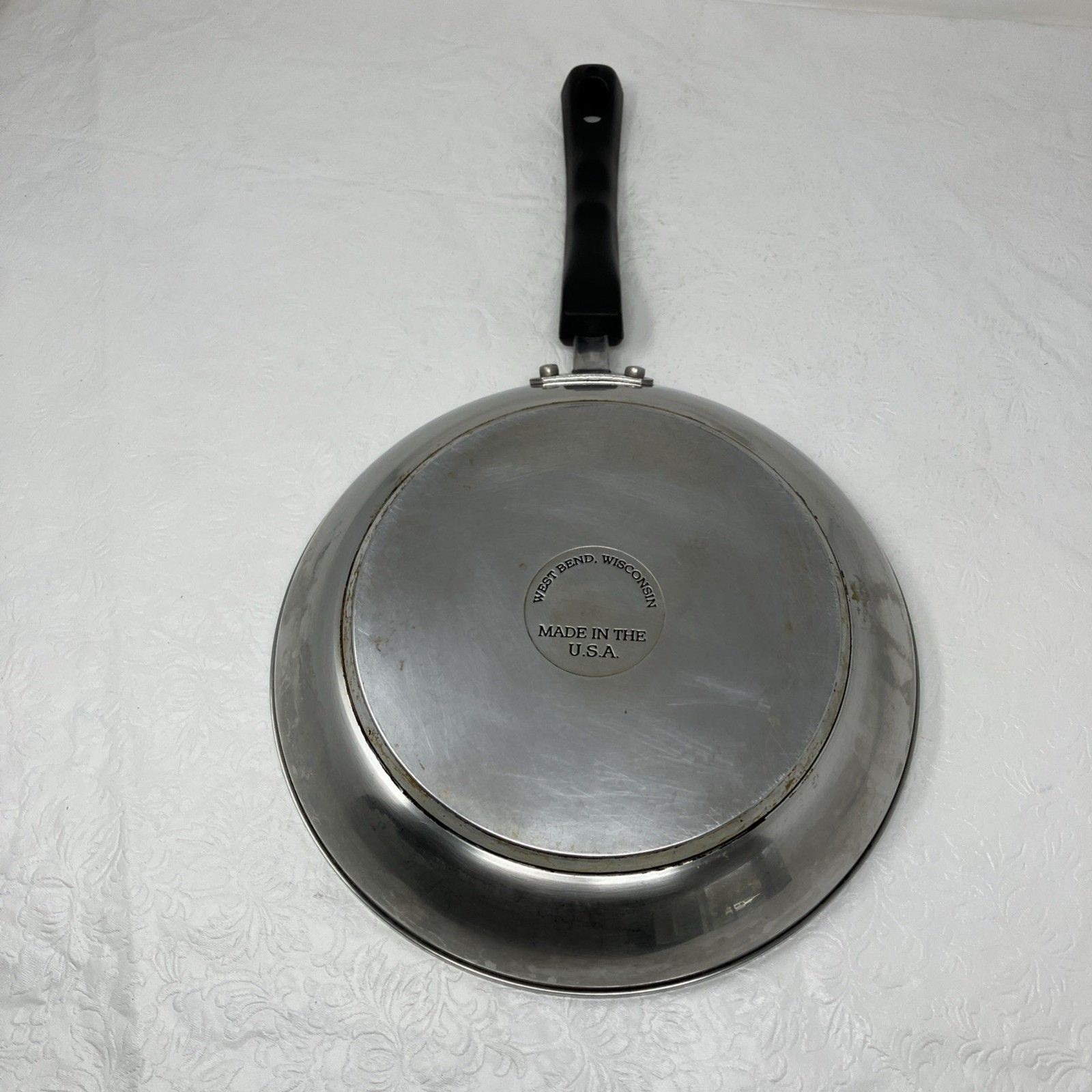 Vtg West Bend 9-3/4″ Saute Pan Skillet Frying Pan Wisconsin U.S.A.