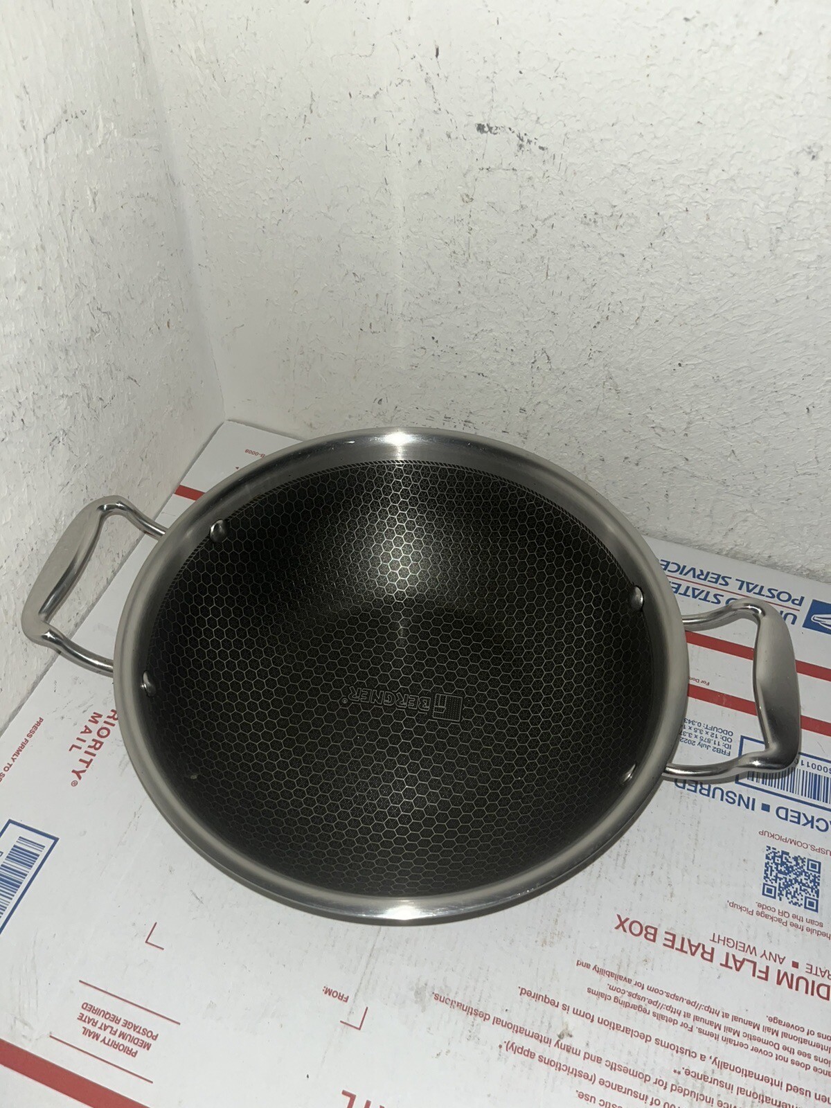 BERGNER Hitech Triply Stainless Steel Non Stick Prism 10”
