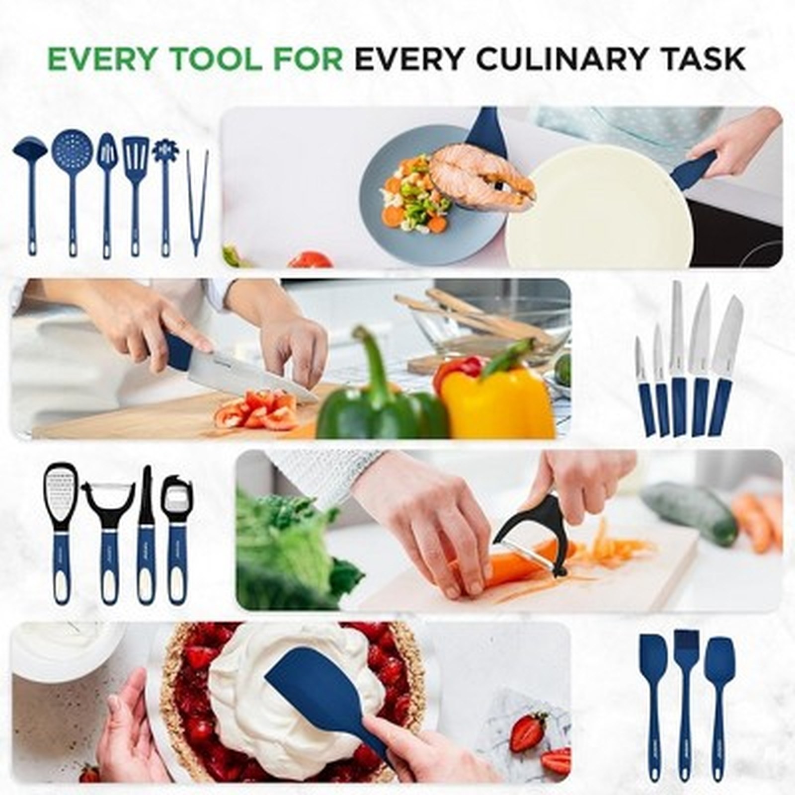 NutriChef 54-Piece Cookware Set – Blush Pink Ceramic Kitchenware