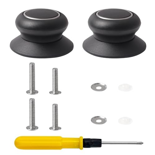 2 Pcs Universal Pot Lid Top Replacement Knob Heat Resistant Pan Holding Handles