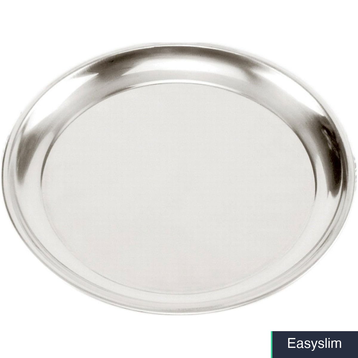 Pizza Pan Stainless Steel Professional 15.5 Inch Heavy Gauge Polished