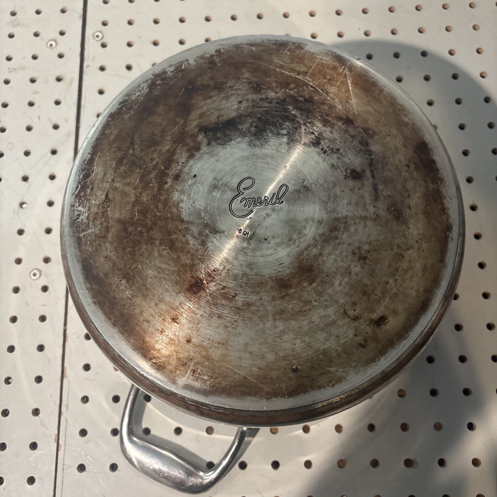 Emeril 6 Qt Quart Stock Pot Copper Core Stainless Steel No Lid