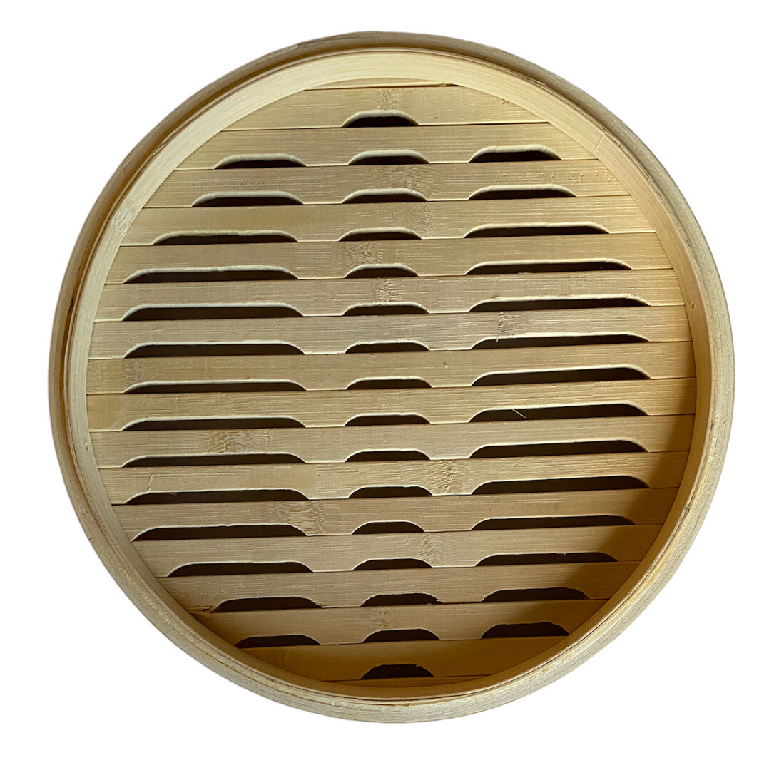 Our Place Set of 2 Natural Spruce Bamboo Steamers 10.25in. New w/o Box