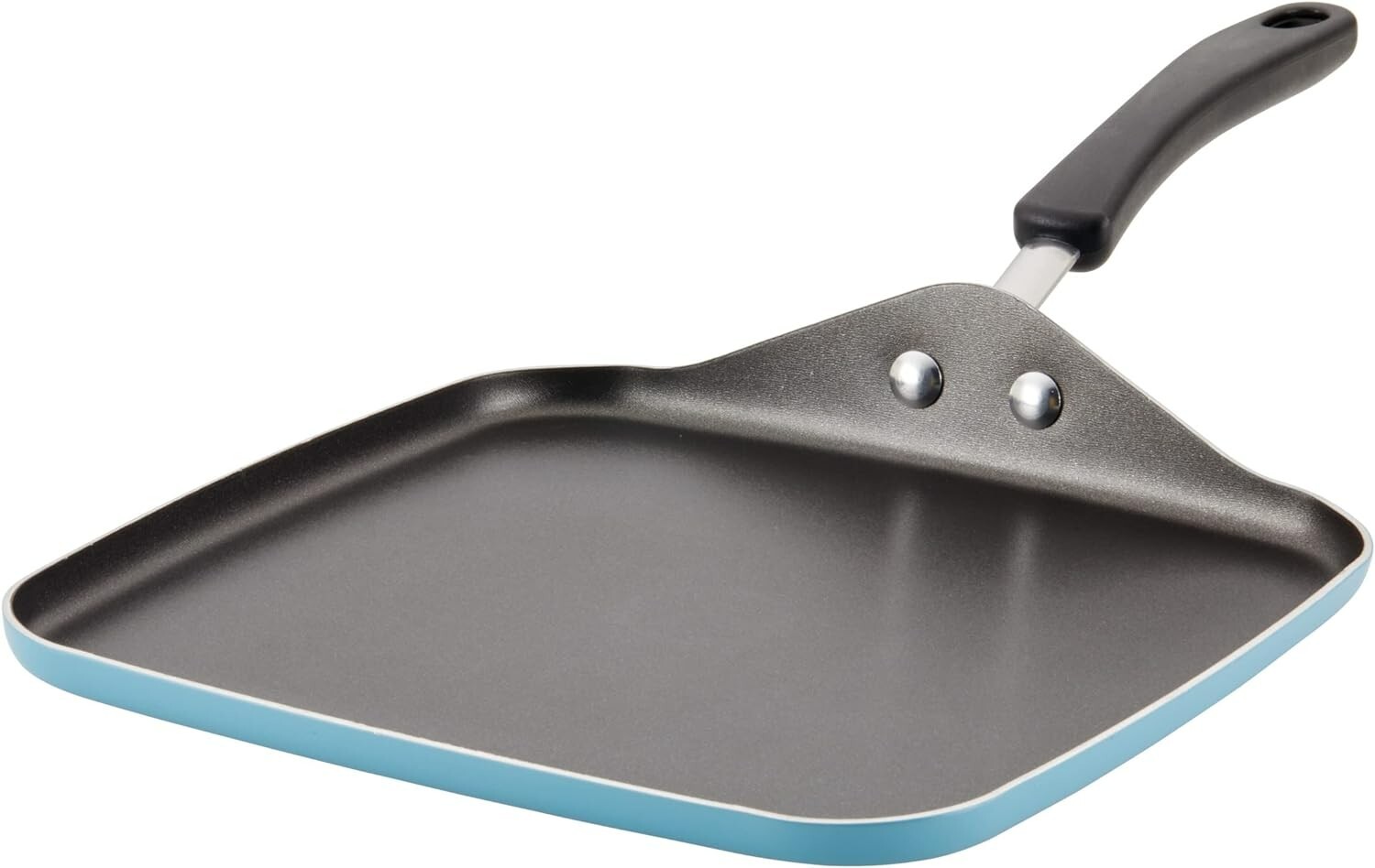 Stone Diamond Granite 11-inch Classic Blue Nonstick Griddle Pan Flat Grill Fry