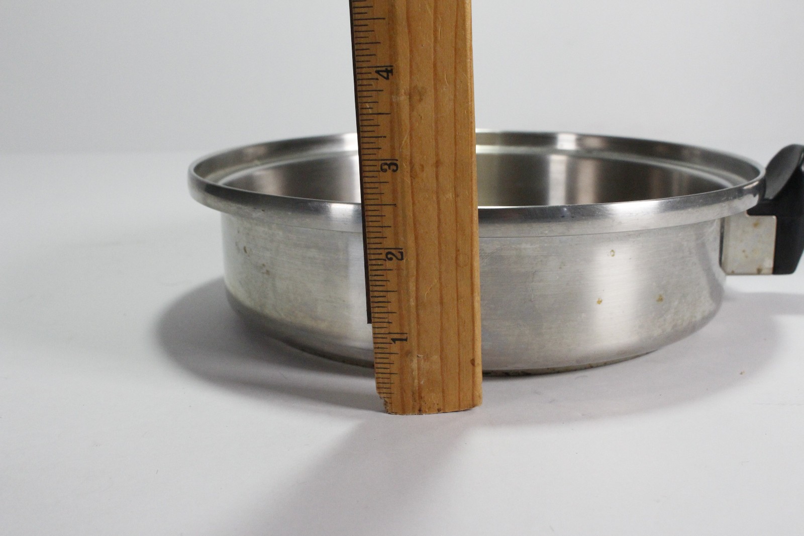 Chef’s Ware Townecraft 8″ Skillet Frying Pan Multi-Core T-304 Stainless USA Vtg