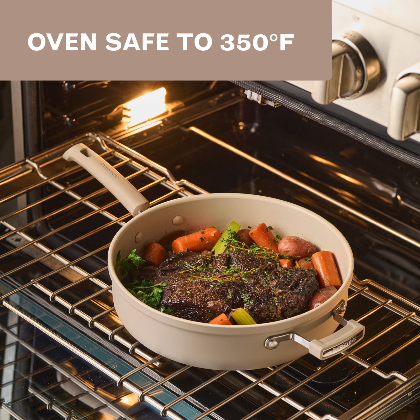 Farberware TrueCook 6-Qt Ceramic Jumbo Cooker, Dishwasher & Oven Safe
