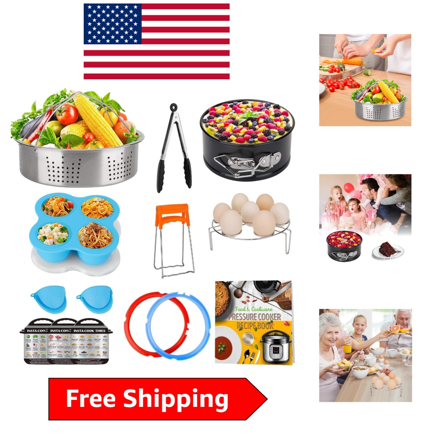 Complete Stainless Steel 3 Qt Cooking Set – Perfect for Effortless Meal Prep