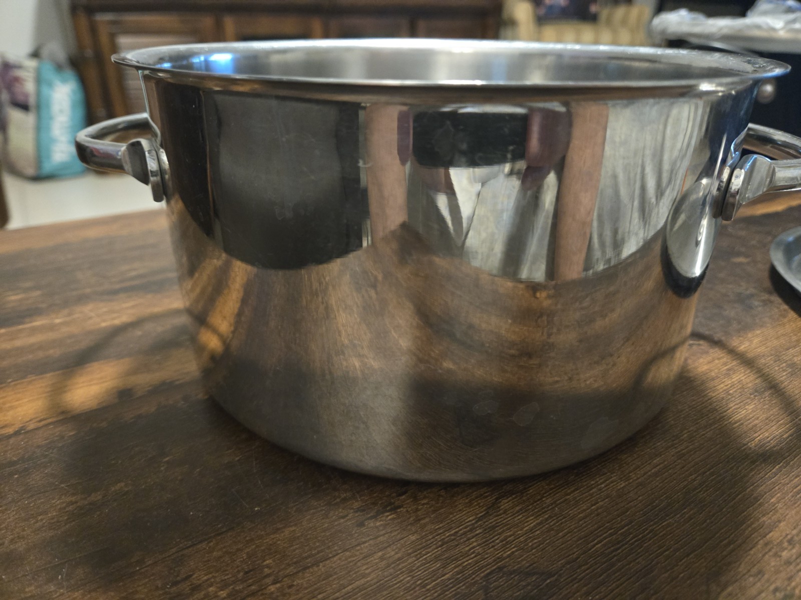 Cuisinart #944 Double Handle 3QT Soup Pot With Lid Stainless Steel