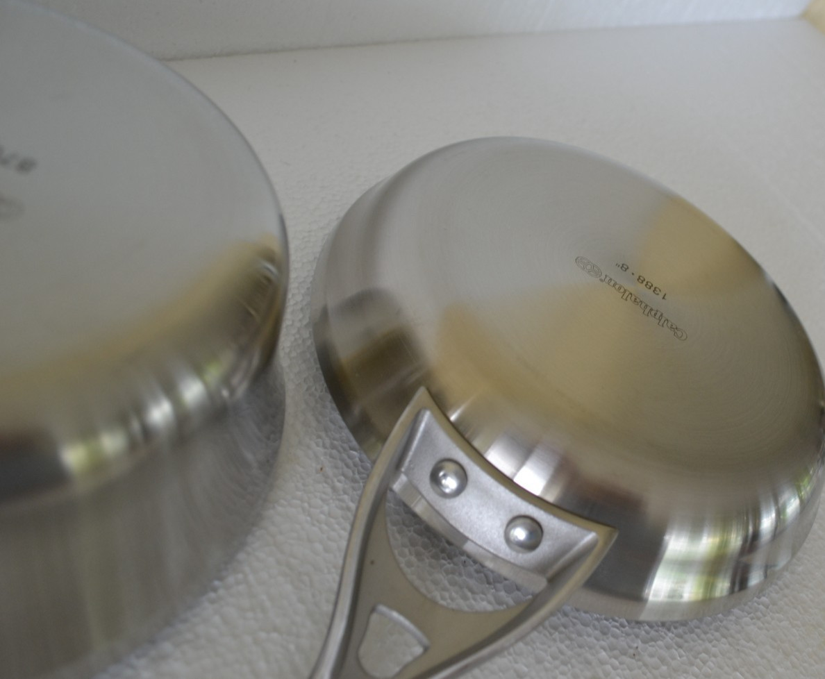 Calphalon Contemporary Stainless 2.5 Qt & 1.5Qt. Saucepans, 8” Frypan