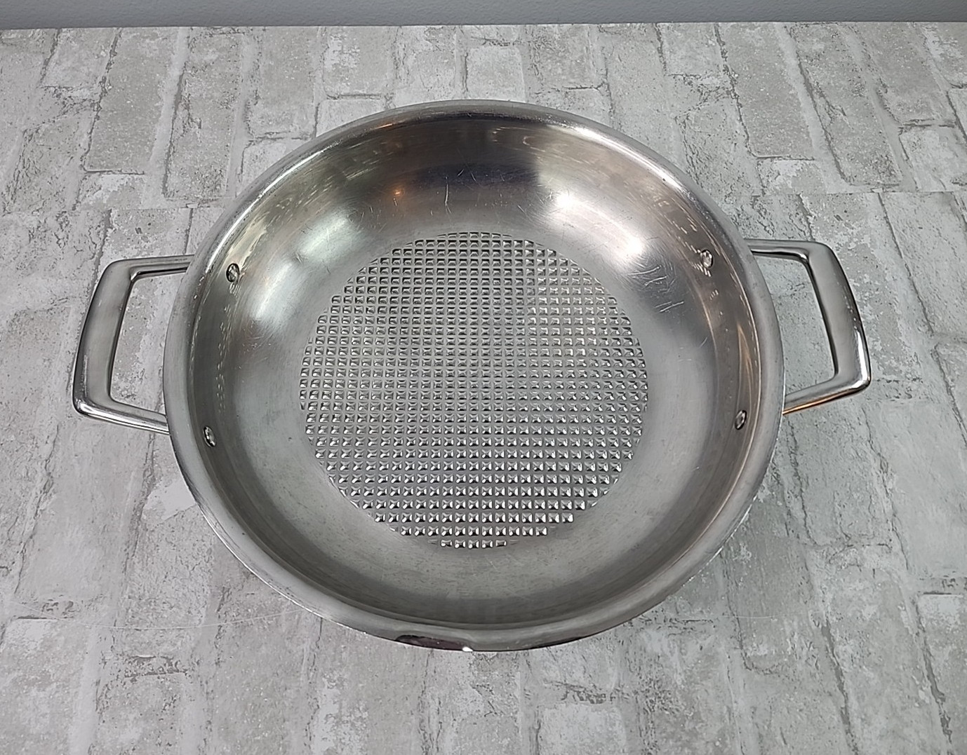 Tramontina 18/10 Stainless Steel Induction Ready Serving Pan Made in Italy