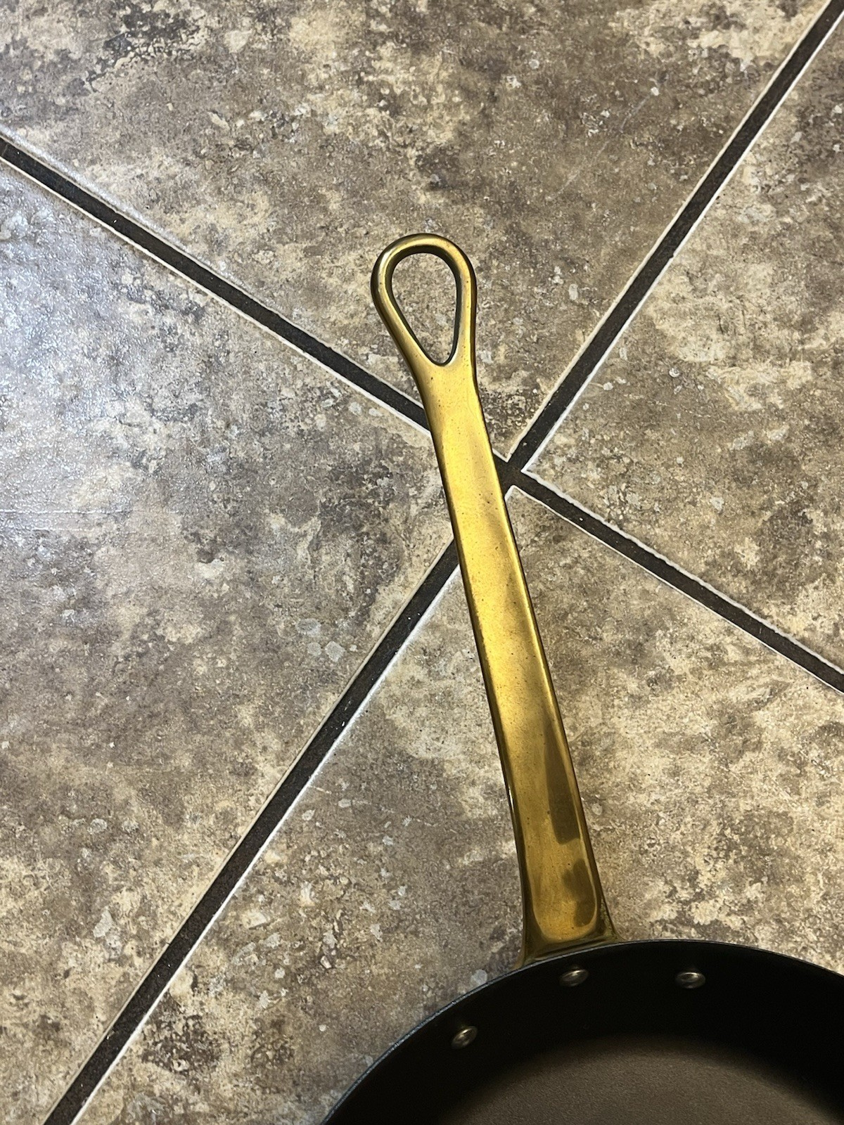 Made In Cookware X Tom Colicchio Carbon Steel Brass Handle Frying Pan 11 inch