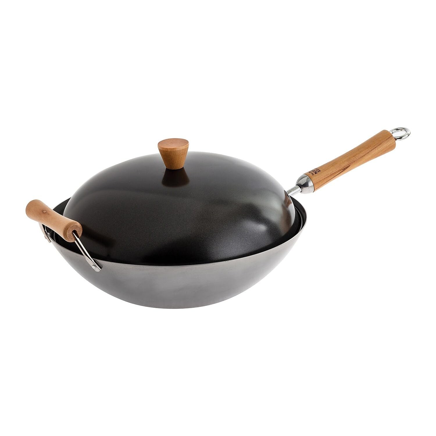 JOYCE CHEN Classic Series 14-Inch Uncoated 14 inch, 14″ Wok Set