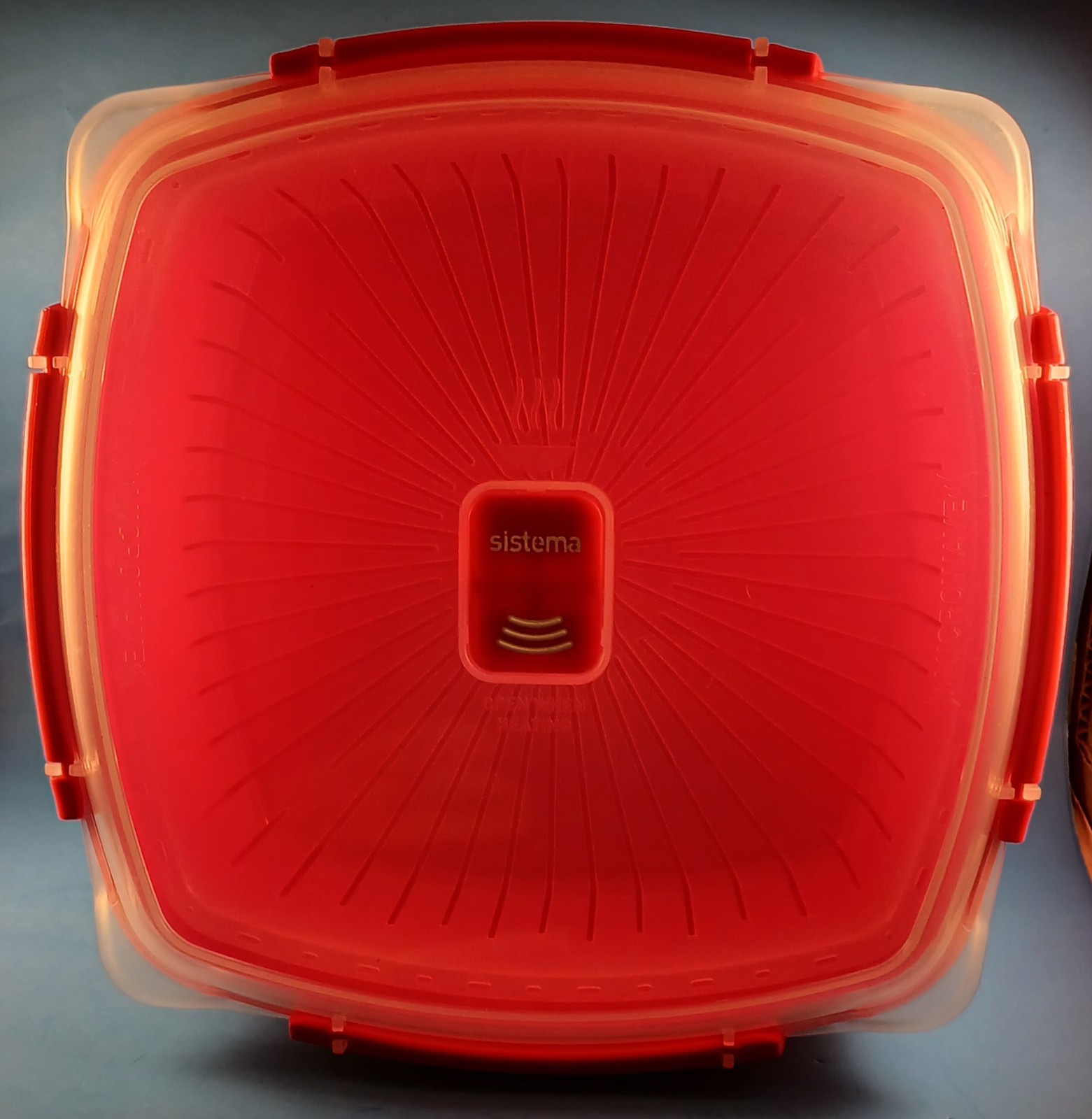 Sistema Microwave Collection Steamer Medium 83.5 Oz 2.4 L Red ☆Made In N.Z.☆