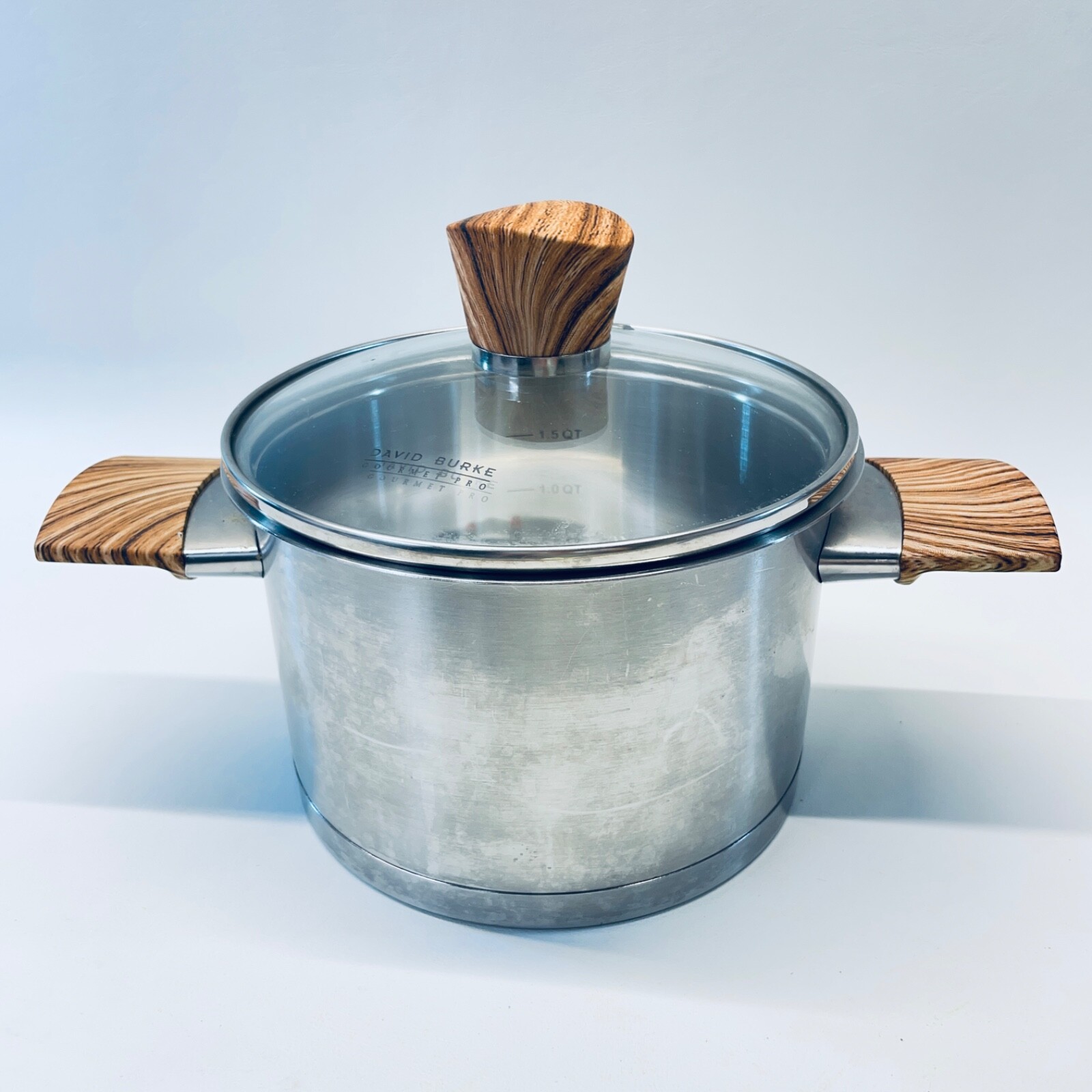 David Burke Gourmet Pro Stainless 2.0 Quart / 1.9 L Pot with Lid