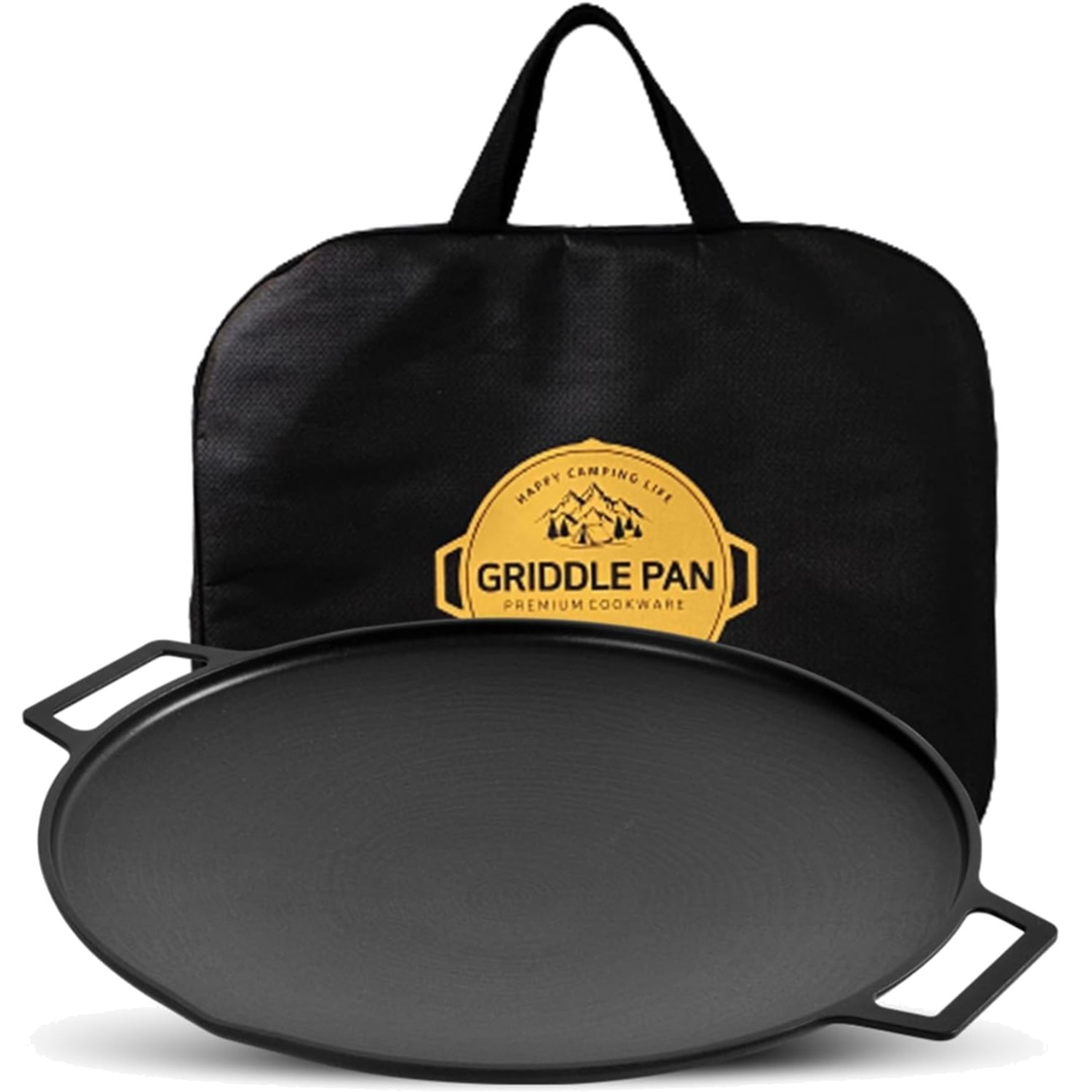 Korean BBQ 1 IH Griddle Grill Pan with Bag, Nonstick Coating, All StoveGas, E…