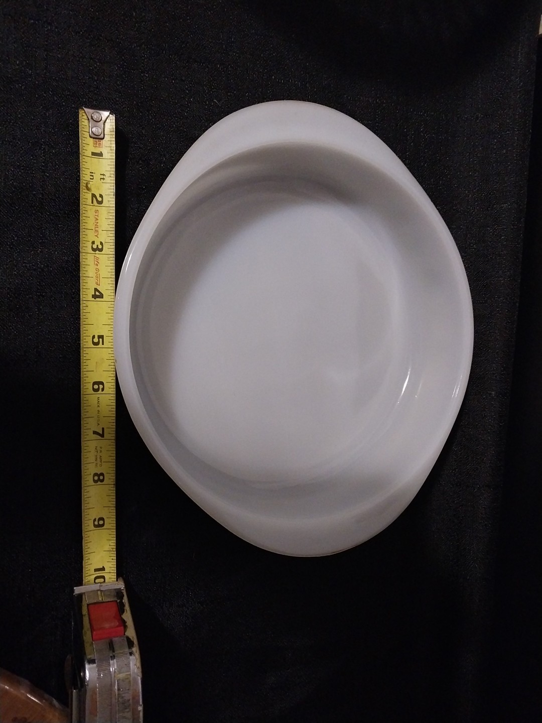 Vintage Glasbake Green Daisy 8″ J2429 Baking Dish USA