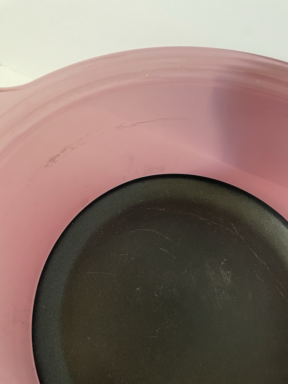 Visions Corning Ware Cranberry 5L Dutch Oven Teflon Bottom w Pyrex Lid