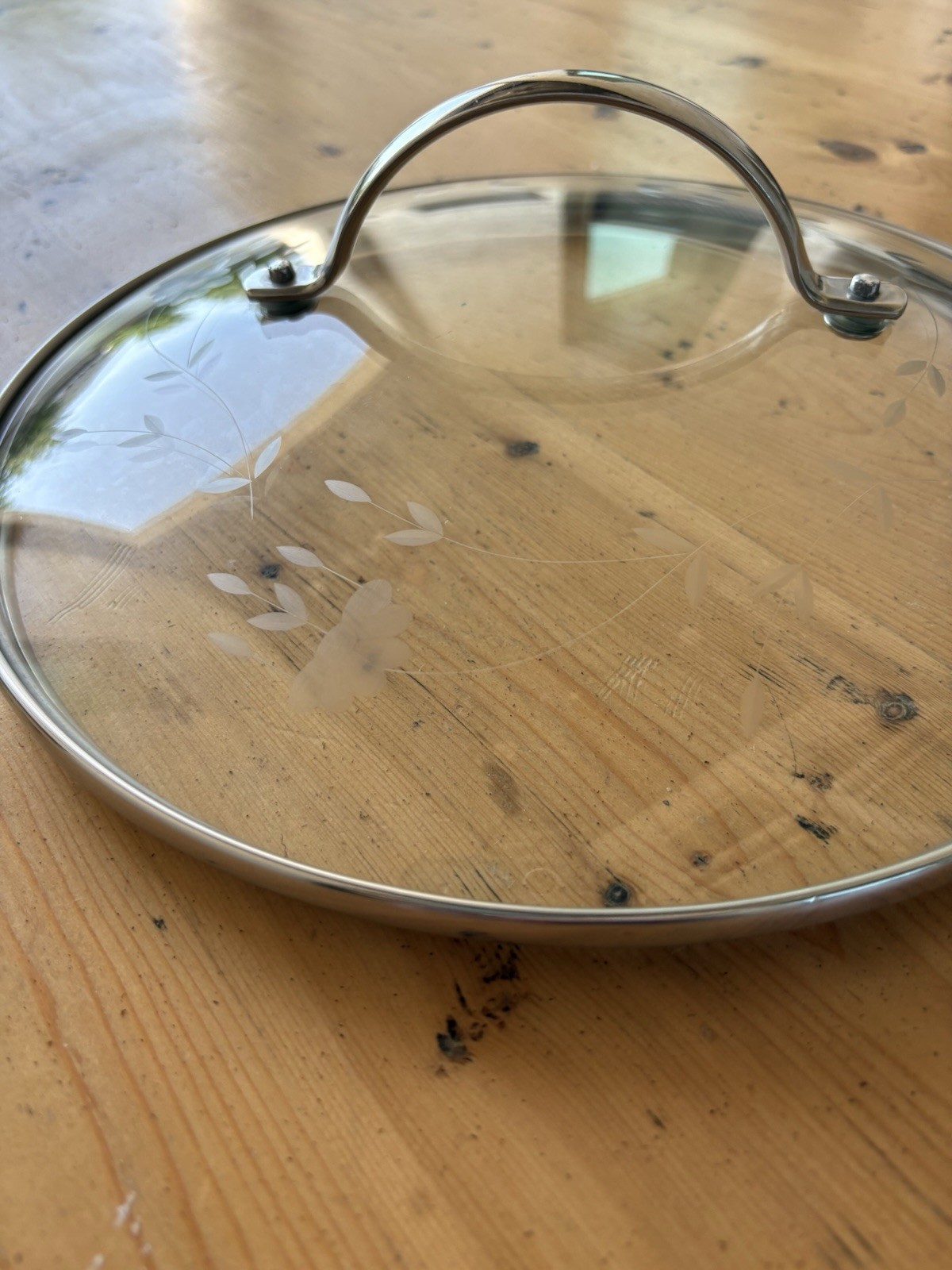 Princess House Heritage Stainless Steel 10” Skillet Pan REPLACEMENT LID ONLY